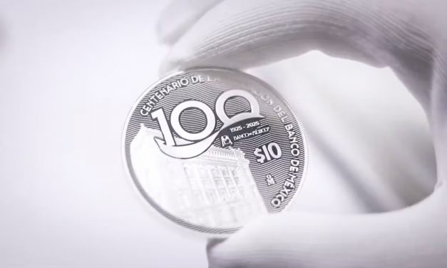 El Banco de México celebra su centenario con el lanzamiento de una nueva moneda de 10 pesos y billetes conmemorativos