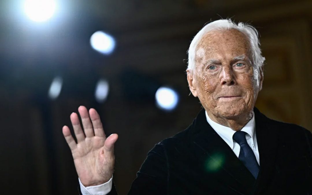 Muere el diseñador de moda italiano Giorgio Armani a los 91 años