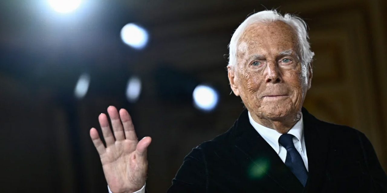 Muere el diseñador de moda italiano Giorgio Armani a los 91 años