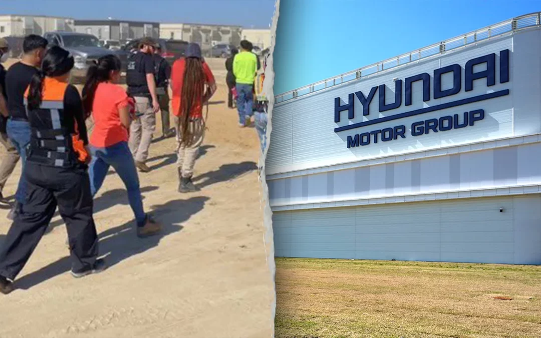 Sheinbaum informa que 23 mexicanos fueron detenidos en la redada masiva en la planta de Hyundai en Georgia