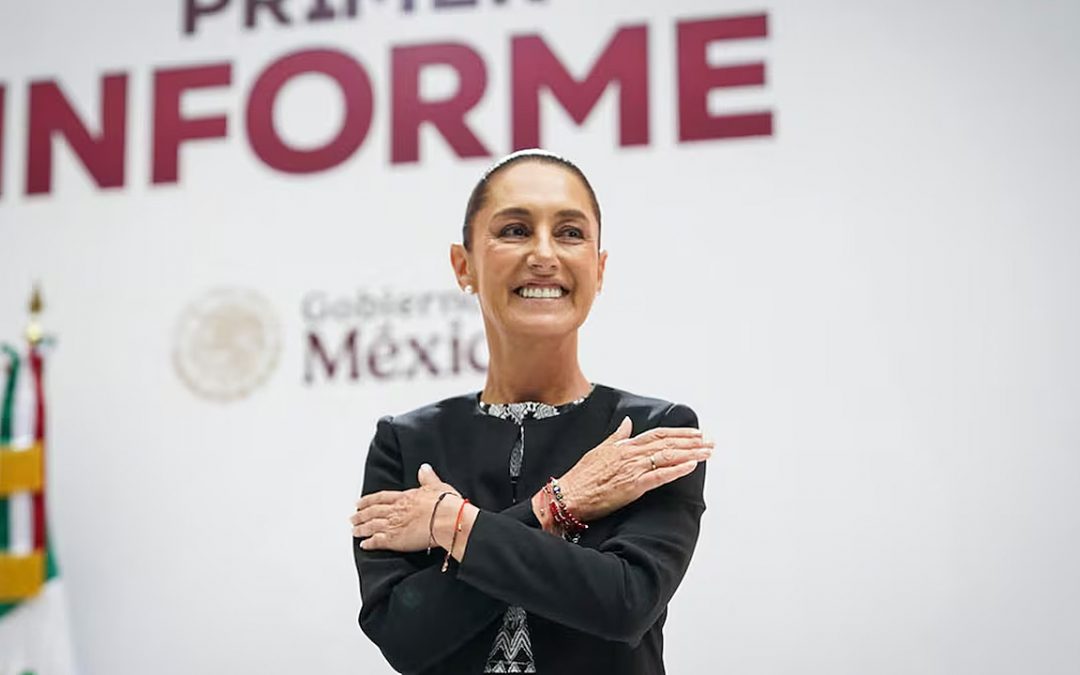 Claudia Sheinbaum supera en aprobación a López Obrador tras su primer año en el cargo