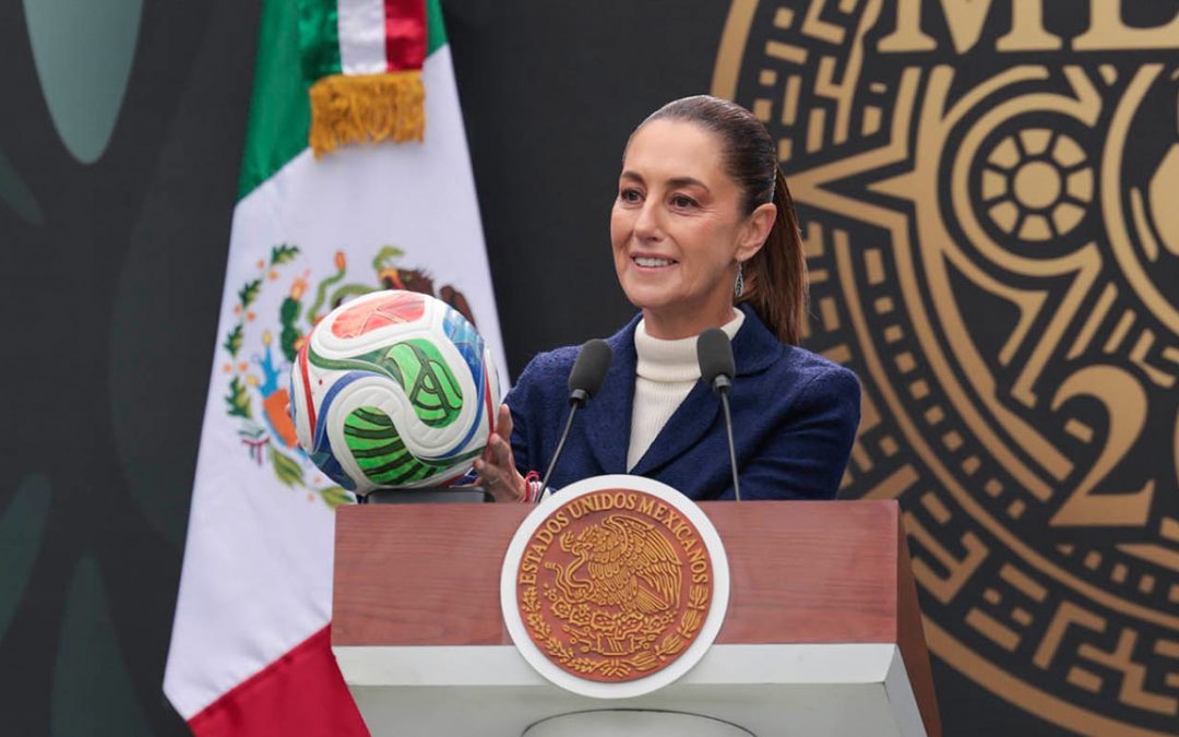 Claudia Sheinbaum Pardo encabeza la presentación de la Copa Mundial de la FIFA 2026: “Es el momento de mostrar al mundo quiénes somos”