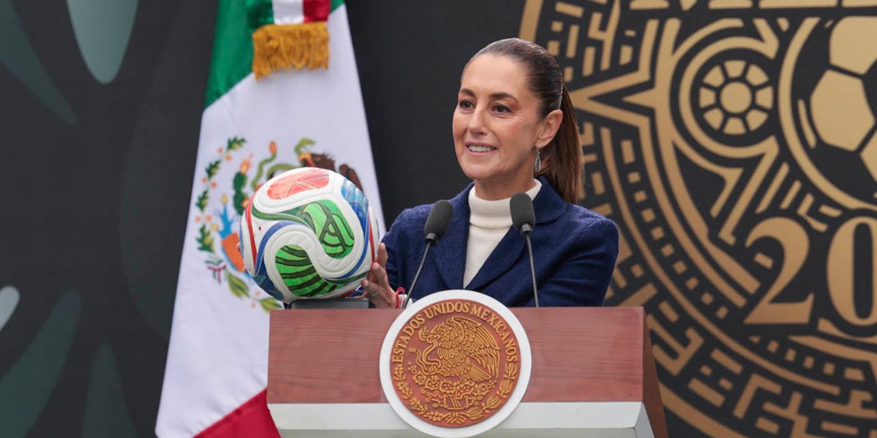 Claudia Sheinbaum Pardo encabeza la presentación de la Copa Mundial de la FIFA 2026: “Es el momento de mostrar al mundo quiénes somos”