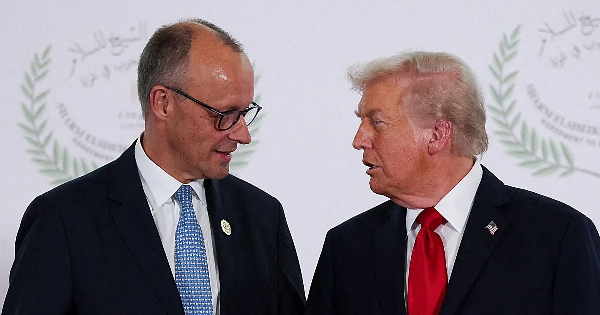 Trump critica al presidente alemán Merz y le pide que deje de interferir en los asuntos de Irán.