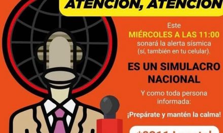 El Primer Simulacro Nacional 2026 se llevará a cabo mañana miércoles 6 de mayo a las 11:00 horas (tiempo del centro de México)