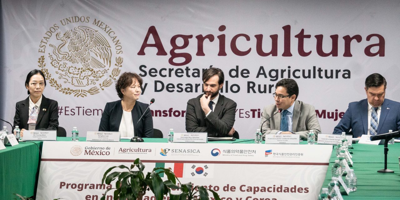 Reafirman México y Corea alianza en materia de inocuidad agroalimentaria