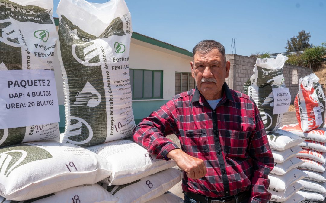 Programa de Fertilizantes para el Bienestar 2026 ha repartido insumos a más de un millón de productoras y productores de cultivos prioritarios