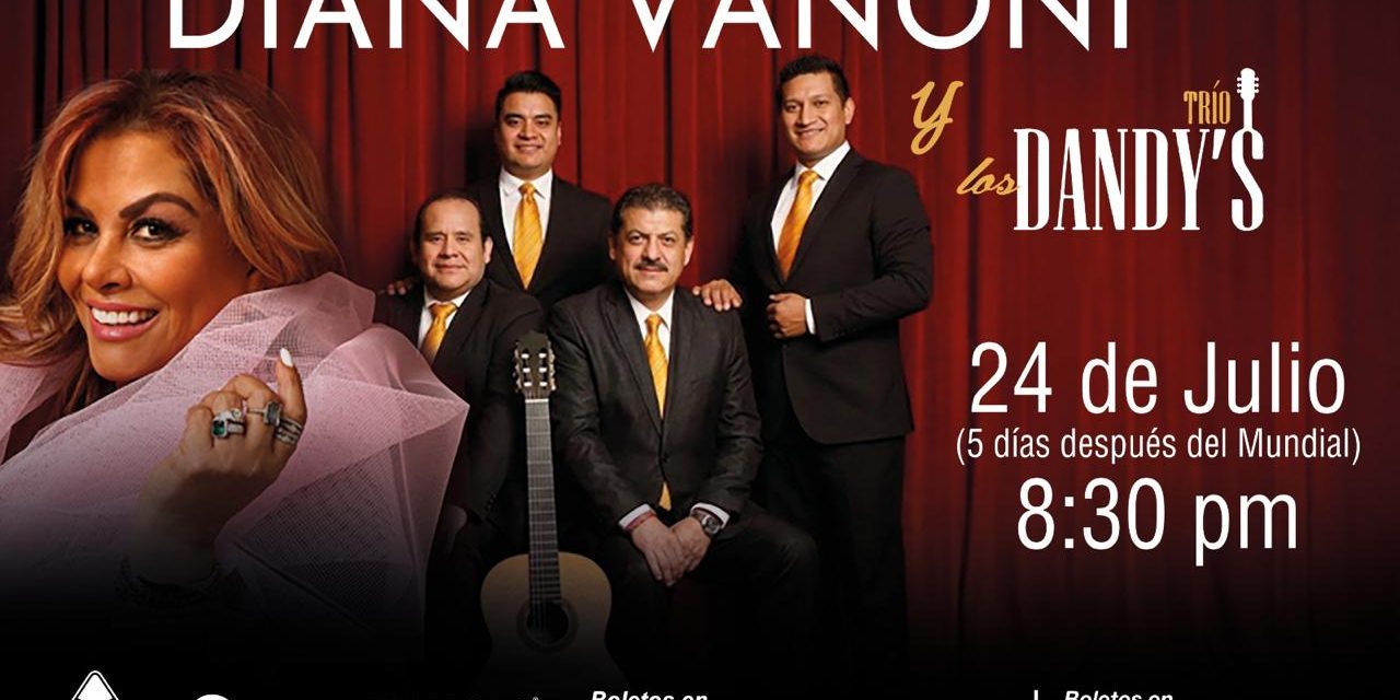 DIANA VANONI Y EL TRÍO LOS DANDYS PROMETEN UNA VELADA INOLVIDABLE EN EL LUNARIO