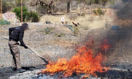 FGR LLEVA A CABO DESTRUCCIÓN DE 430 MIL CIGARROS ILEGALES Y OTROS OBJETOS DEL DELITO