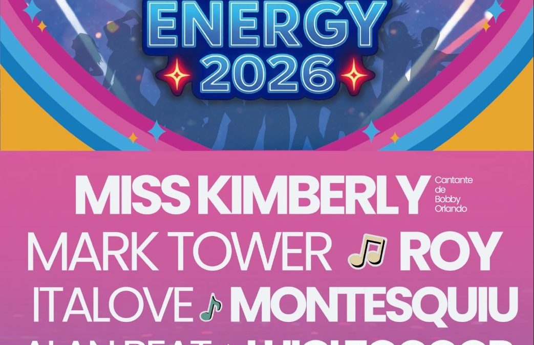 ¡FIEBRE DE NEÓN Y SINTETIZADORES! EL FESTIVAL «I LOVE HIGH ENERGY 2026» HARÁ RETUMBAR EL EX-BALNEARIO OLÍMPICO