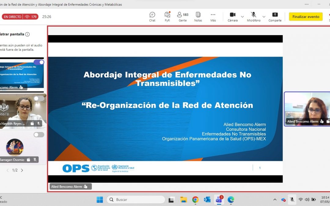 ISSSTE y OPS/OMS fortalecen la formación médica conseminarios web sobre prevención y atención integral