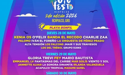 GLORIA TREVI, KENIA OS, PAULINA RUBIO Y POLYMARCHS ENCABEZAN EL REGRESO DE TONICFEST A ACAPULCO