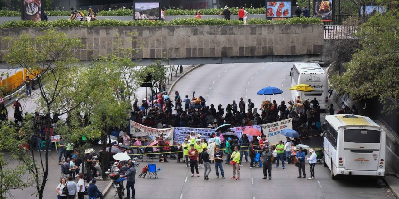 Marea de dignidad y bloqueos: Así transcurre la jornada de movilizaciones este 10 de mayo en la CDMX
