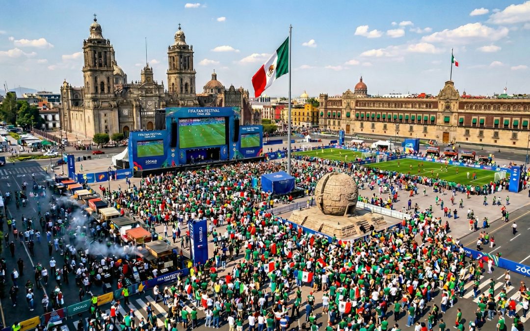 Oficial: El Zócalo de la CDMX tendrá el FIFA Fan Festival más grande del mundo para el Mundial 2026.