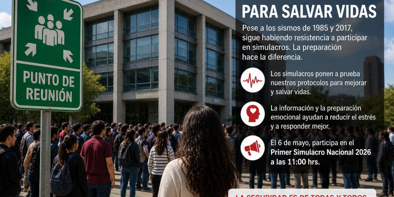 Persiste resistencia a simulacros en México, pese a sismos de 1985 y 2017