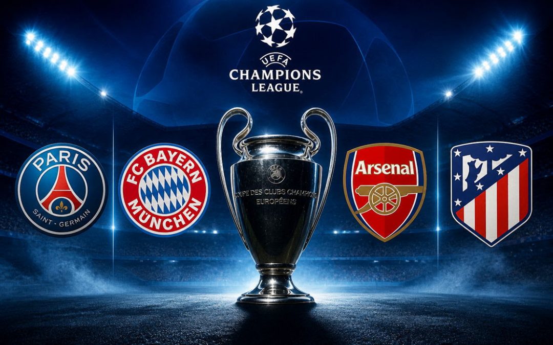 Champions League 2026: dos estilos, cuatro equipos y probabilidades sin dueño claro