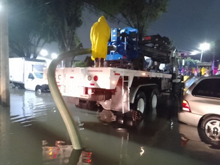 Conagua implementa acciones emergentes para desalojo de zonas anegadas