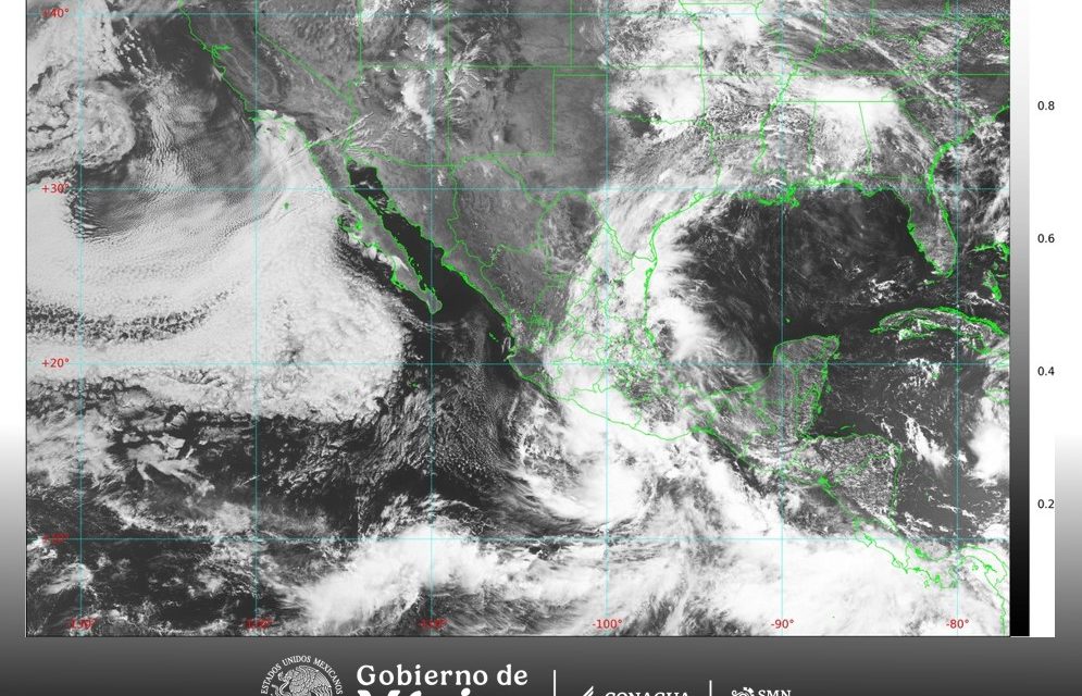 El Gobierno de México llama a extremar medidas de prevención ante los efectos de la depresión tropical Dos-E en costas del Pacífico