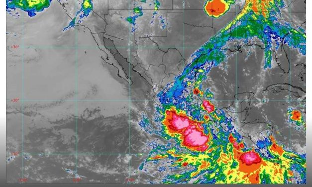 La tormenta tropical Boris se localiza a 80 km al suroeste de Punta Maldonado, Guerrero