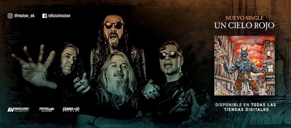 LA BANDA ARGENTINA DE METAL MALÓN ESTRENA EN MÉXICO “UN CIELO ROJO”, DE SU ÁLBUM OSCURO PLAN DEL PODER