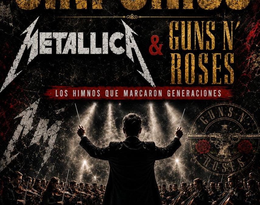 ESTA SEMANA LLEGA EL TRIBUTO SINFÓNICO A METALLICA Y GUNS N’ ROSES EN LA CDMX
