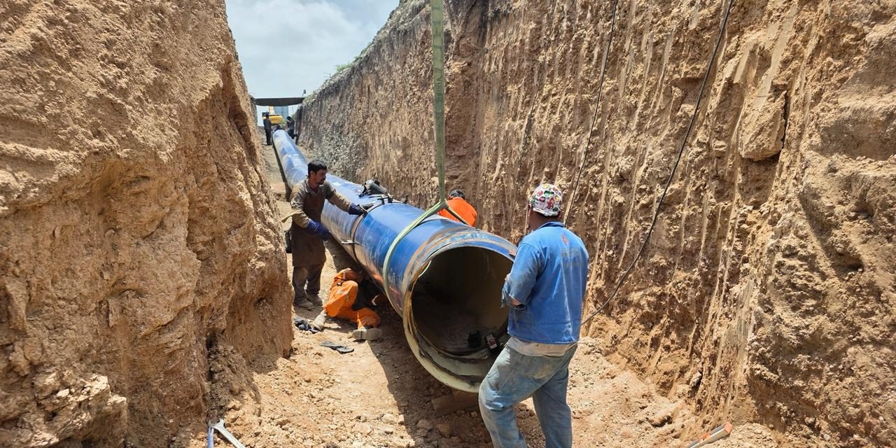 El Gobierno de México construye la segunda línea del acueducto Guadalupe Victoria, en beneficio de la capital tamaulipeca