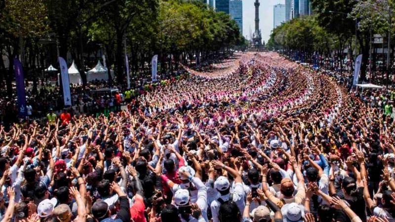 Histórico: La CDMX rompe récord mundial con la “Ola Chilanga” en Paseo de la Reforma