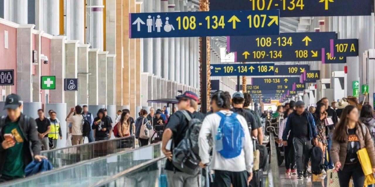 México rompe récord histórico con 42.87 millones de viajeros internacionales durante los primeros cinco meses del año