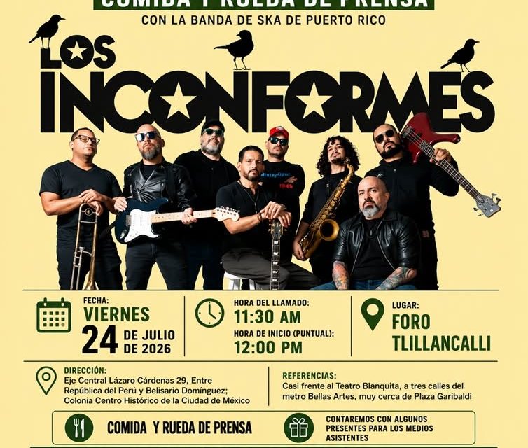 LOS INCONFORMES LANZAN NUEVO SENCILLO «EL FINAL» Y ANUNCIAN GIRA MEXICANA