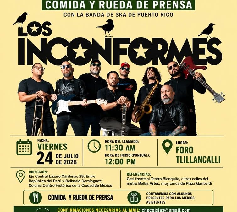 LOS INCONFORMES LANZAN NUEVO SENCILLO «EL FINAL» Y ANUNCIAN GIRA MEXICANA