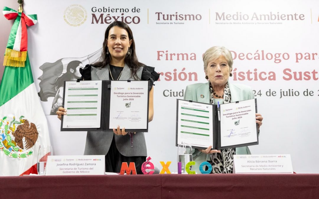 Sectur y Semarnat presentan el primer Decálogo para impulsar una inversión turística con bienestar y sustentabilidad