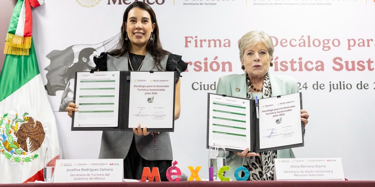 Sectur y Semarnat presentan el primer Decálogo para impulsar una inversión turística con bienestar y sustentabilidad