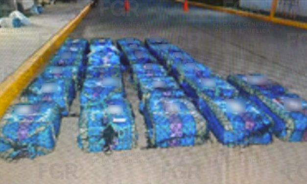 FGR LLEVA A PROCESO A DOS PERSONAS DETENIDAS JUNTO CON MÁS DE UNA TONELADA DE CLORHIDRATO DE COCAÍNA