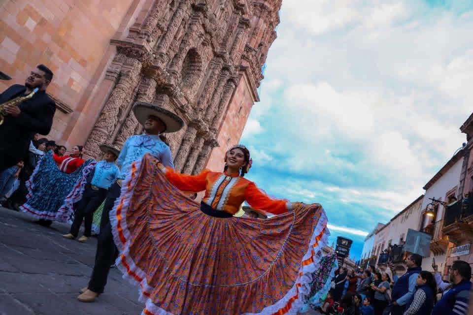 Sectur invita a disfrutar la riqueza cultural del 29.º Festival Zacatecas del Folclor Internacional