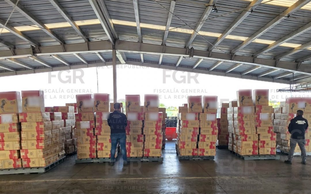 EVITA FGR QUE MÁS DE 11.6 MILLONES DE PRODUCTOS PROBABLEMENTE FALSIFICADOS LLEGUEN AL MERCADO