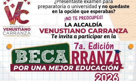Nadie se queda sin estudiar! Venustiano Carranza lanza 3 mil becas con el programa BECARRANZA 2026