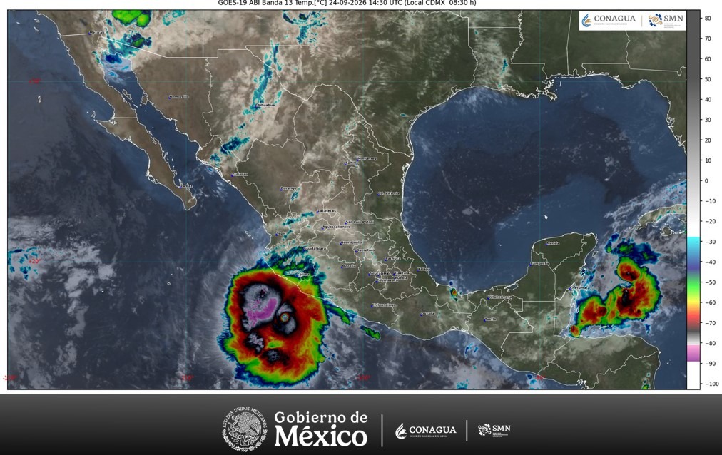 Polo, huracán categoría 4, está a 245 km al sur de Manzanillo, Colima