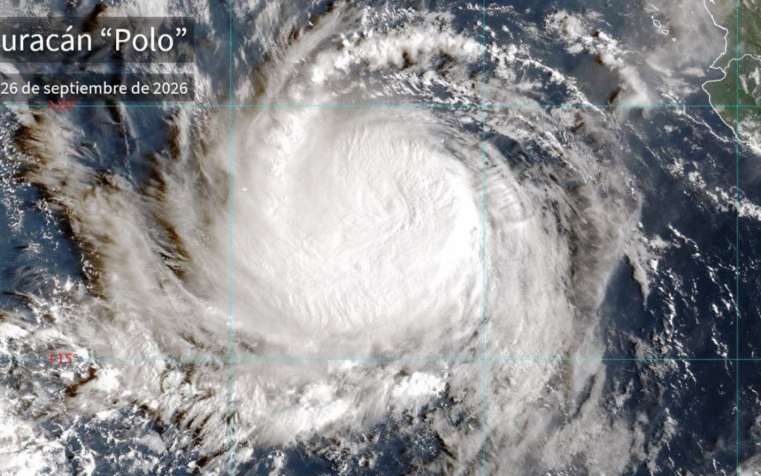Gobierno de México llama a extremar medidas de prevención ante los efectos del huracán Polo en la península de Baja California