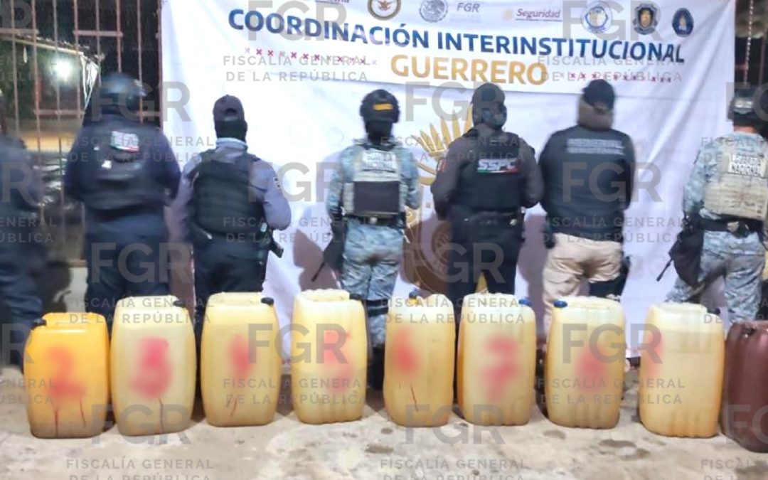 FGR CONTINÚA COMBATE A DELITOS EN MATERIA DE HIDROCARBUROS Y DIVERSOS DELITOS