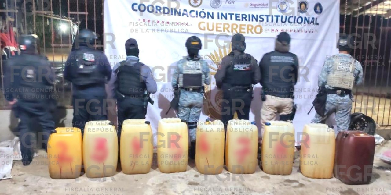 FGR CONTINÚA COMBATE A DELITOS EN MATERIA DE HIDROCARBUROS Y DIVERSOS DELITOS