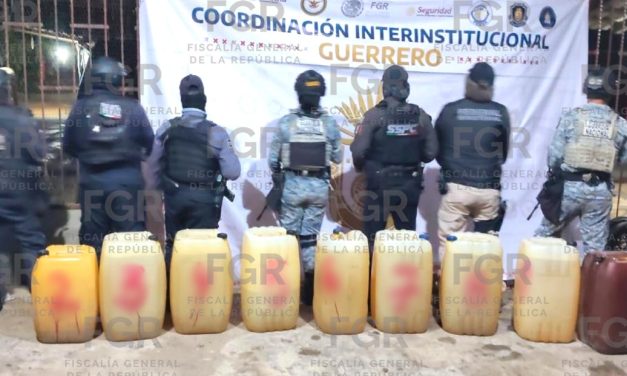 FGR CONTINÚA COMBATE A DELITOS EN MATERIA DE HIDROCARBUROS Y DIVERSOS DELITOS
