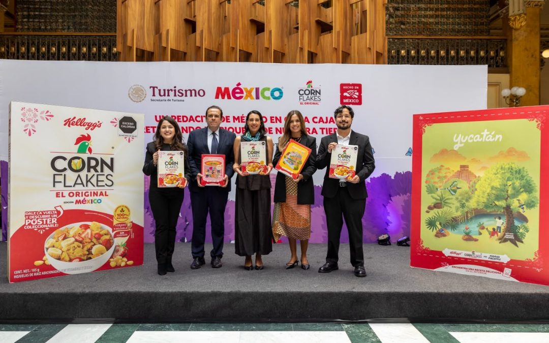 Sectur impulsa alianza para llevar la marca México y la belleza de sus destinos a 10 millones de cereales Kellogg’s