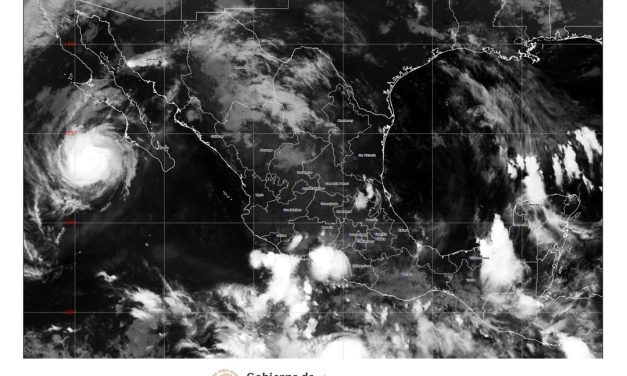 Polo continúa como huracán de categoría 3 y ocasionará lluvias muy fuertes en la región central de Baja California