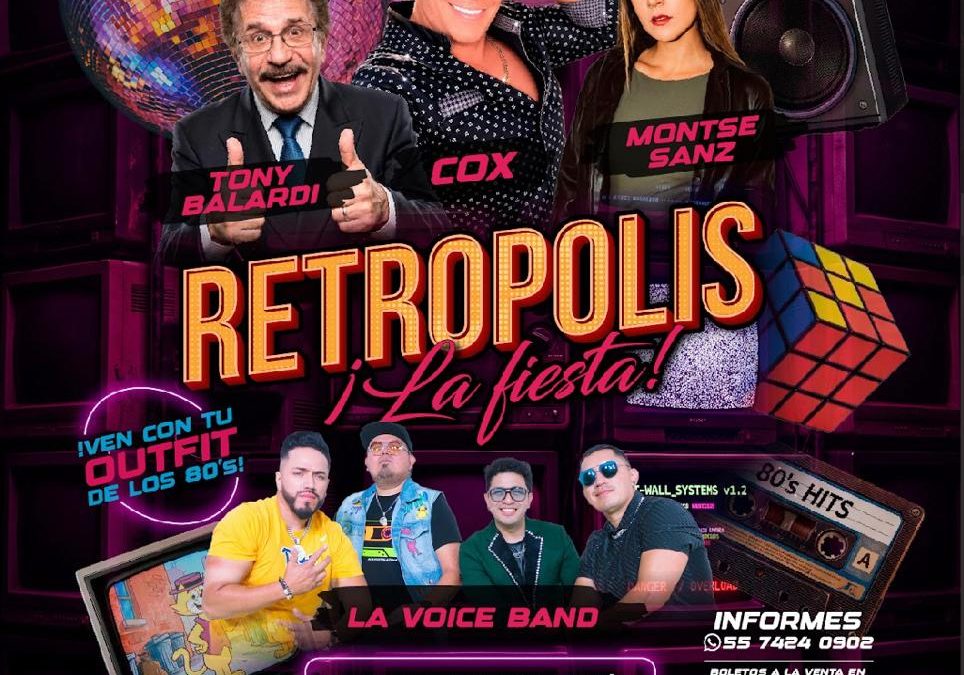 RETRÓPOLIS CONVERTIRÁ AL MAMBO CAFÉ EN UNA FIESTA OCHENTERA DE MÚSICA, BAILE Y HUMOR