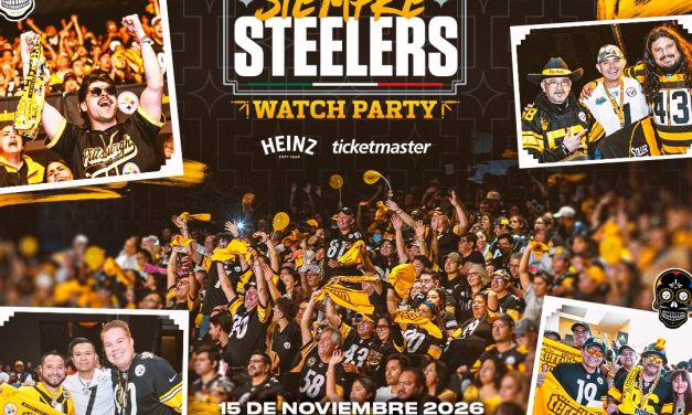 STEELERS WATCH PARTY REGRESA A MÉXICO CON EL EMOCIONANTE CLÁSICO VS BENGALS
