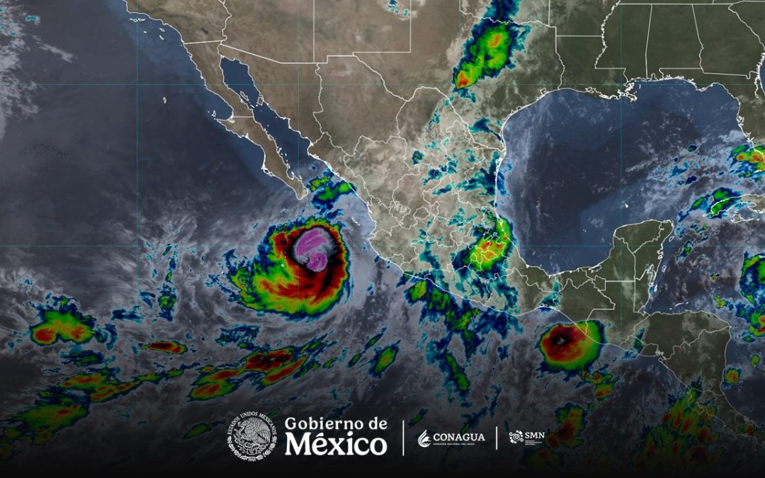 Se pronostican lluvias intensas en zonas de Baja California Sur y Sinaloa, debido al huracán Rachel