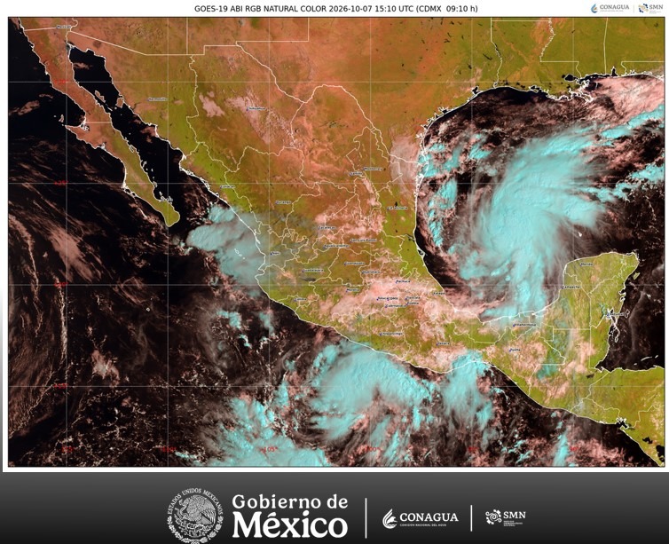 Se formó la depresión tropical Veinte-E