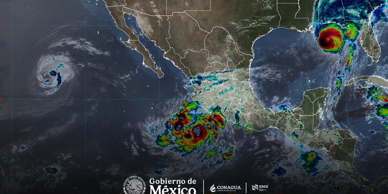 El huracán Simon se localiza a 335 km al sur de Manzanillo, Colima