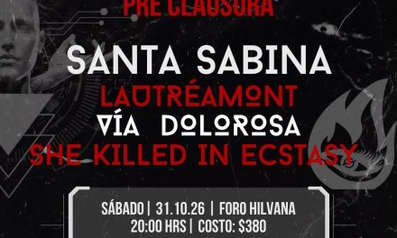 ESTE FIN DE SEMANA SANTA SABINA ENCABEZARÁ LA PRECLAUSURA DEL FESTIVAL INTERNACIONAL OCTUBRE NEGRO 2026 EN EL FORO HILVANA