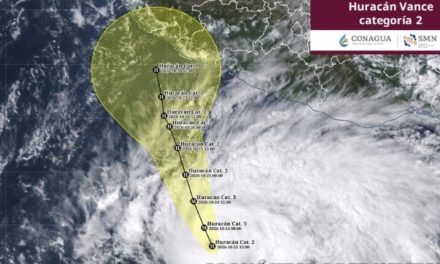 Huracán Vance es categoría 2: alerta por lluvias en Guerrero